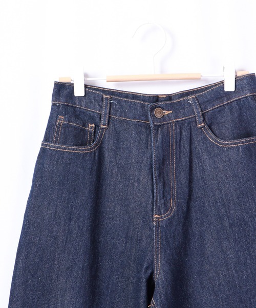 attiree(アティレー)の「attiree デニム バギーパンツ(デニムパンツ・レディース・ブルー/インディゴブルー・S/M/L/XS)」の5枚目の写真