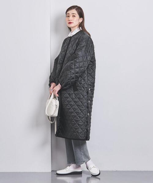 Mackintosh（マッキントッシュ）の「＜MACKINTOSH＞DULSIE キルティング コート（ノーカラーコート・レディース・ブラック・6/8）」の5枚目の写真