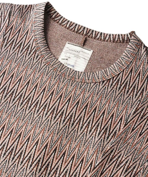 SHAREEF（シャリーフ）の「JAGGED JQ L/S PO（Tシャツ/カットソー・メンズ・レッド/ライトグレー・1/2/3）」の8枚目の写真