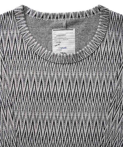 SHAREEF（シャリーフ）の「JAGGED JQ L/S PO（Tシャツ/カットソー・メンズ・レッド/ライトグレー・1/2/3）」の19枚目の写真