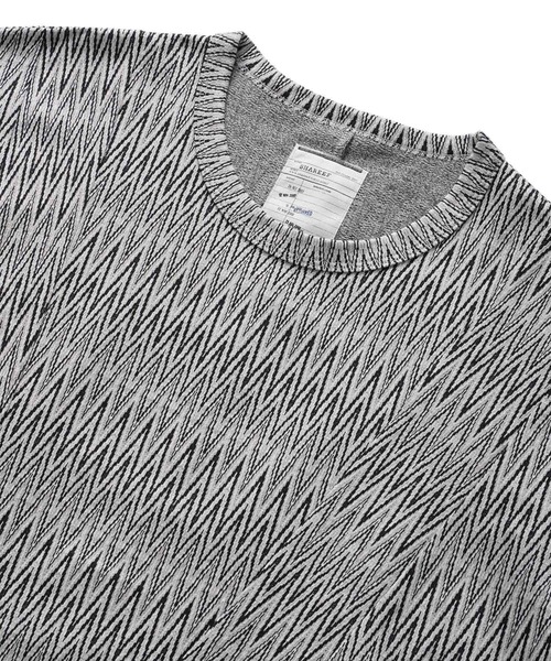 SHAREEF（シャリーフ）の「JAGGED JQ L/S PO（Tシャツ/カットソー・メンズ・レッド/ライトグレー・1/2/3）」の11枚目の写真