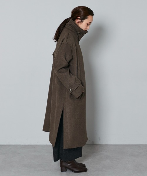 Kastane（カスタネ）の「B ステンカラーコート（ステンカラーコート・レディース・ブラック/ブラウン・FREE）」の16枚目の写真