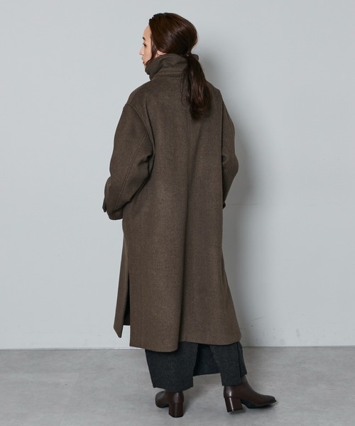 Kastane（カスタネ）の「B ステンカラーコート（ステンカラーコート・レディース・ブラック/ブラウン・FREE）」の17枚目の写真