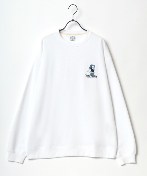 韓国 ファッション通販 Lazar（ラザル）の「Uncle Sweat/オーバー Embroidery Beard トップス