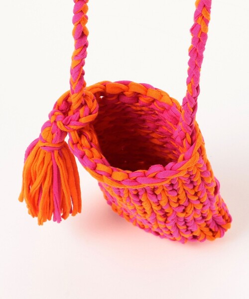 Ray BEAMS(レイビームス)の「Ray BEAMS / テープヤーン ショルダー ポーチ(その他小物・レディース・ブルー/オレンジ・ONE SIZE)」の11枚目の写真