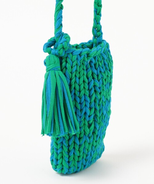 Ray BEAMS(レイビームス)の「Ray BEAMS / テープヤーン ショルダー ポーチ(その他小物・レディース・ブルー/オレンジ・ONE SIZE)」の8枚目の写真