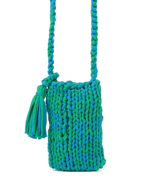 Ray BEAMS(レイビームス)の「Ray BEAMS / テープヤーン ショルダー ポーチ(その他小物・レディース・ブルー/オレンジ・ONE SIZE)」の12枚目の写真