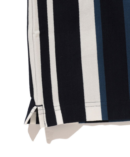 FRED PERRY×BEAMS 別注 オーバーサイズ ストライプ ポロシャツ FRED PERRY（フレッドペリー）の「FRED PERRY × BEAMS / 別注