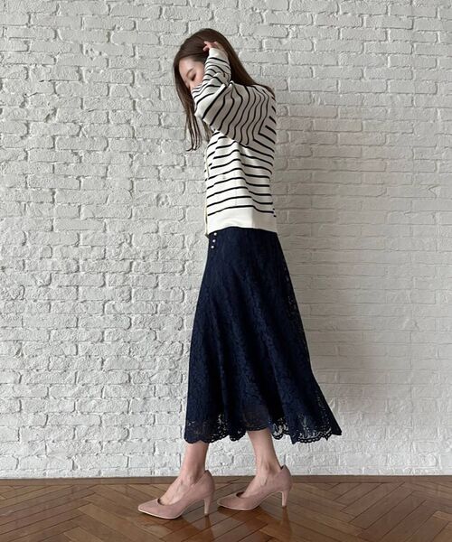 【春の始まりにぴったり！】ボーダーカーディガン