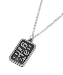 MAHAGRID | 『mahagrid/マハグリッド』SQUARE LOGO NECKLACE/スクエアロゴネックレス(ネックレス)