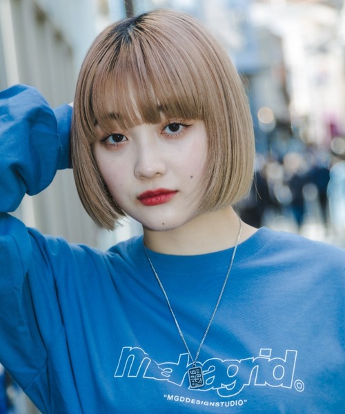 MAHAGRID（マハグリッド）の「『mahagrid/マハグリッド』SQUARE LOGO NECKLACE/スクエアロゴネックレス（ネックレス・レディース・シルバー・FREE）」の6枚目の写真