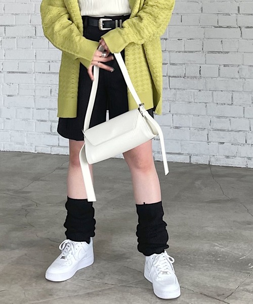 PAGEBOY（ページボーイ）の「ニットレッグウォーマー（レッグウォーマー・レディース・ピンク/オフホワイト/ブラック・FREE）」の10枚目の写真