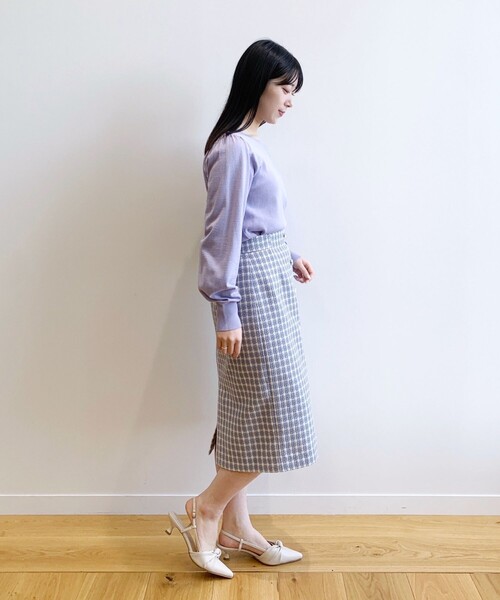 index（インデックス）の「◆バックストラップパンプス（パンプス・レディース・オフホワイト/ブラック/ライトパープル・03/02）」の19枚目の写真