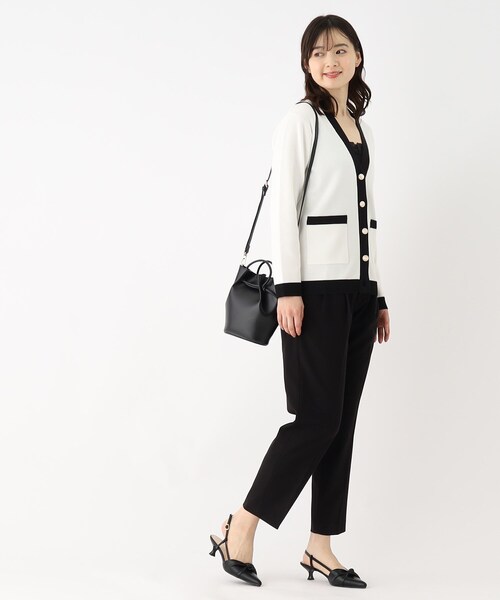 index（インデックス）の「◆バックストラップパンプス（パンプス・レディース・オフホワイト/ブラック/ライトパープル・03/02）」の14枚目の写真