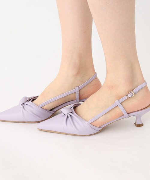 index（インデックス）の「◆バックストラップパンプス（パンプス・レディース・オフホワイト/ブラック/ライトパープル・03/02）」の22枚目の写真