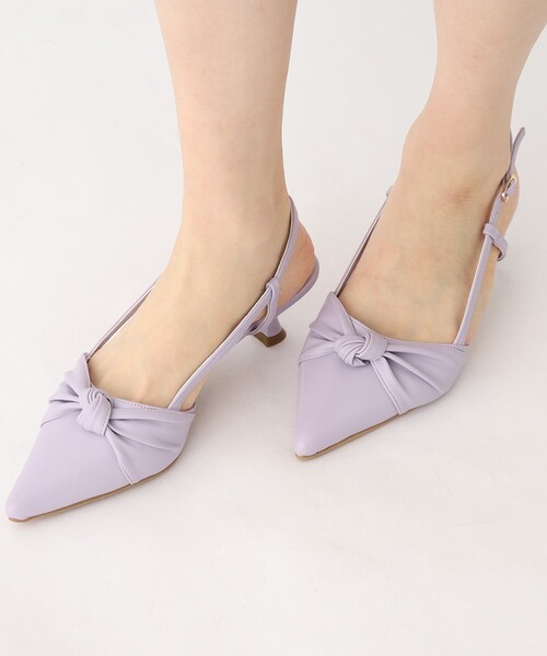 index（インデックス）の「◆バックストラップパンプス（パンプス・レディース・オフホワイト/ブラック/ライトパープル・03/02）」の16枚目の写真