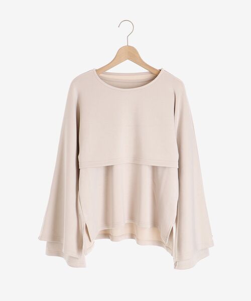 MAJESTIC LEGON(マジェスティックレゴン)の「マルチwayフレアスリーブセットトップス(Tシャツ/カットソー・レディース・アイボリー/ベージュ・MEDIUM)」の16枚目の写真