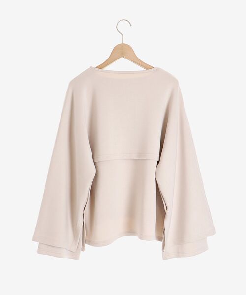 MAJESTIC LEGON(マジェスティックレゴン)の「マルチwayフレアスリーブセットトップス(Tシャツ/カットソー・レディース・アイボリー/ベージュ・MEDIUM)」の17枚目の写真
