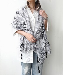 CAROLL ☆ レオパードプリント ストール Bertille 148x10cm ビッグレオパードストール｜WOMEN｜250HAC56-239K｜AZUL BY