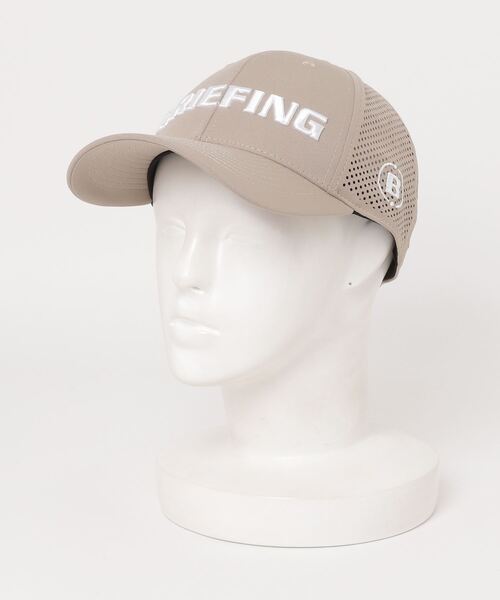 BRIEFING（ブリーフィング）の「【ブリーフィングゴルフ】MENS TOUR PUNCHING MESH CAP（キャップ・メンズ・ブラック/グレー/ネイビー/ホワイト/ベージュ・FREE）」の5枚目の写真