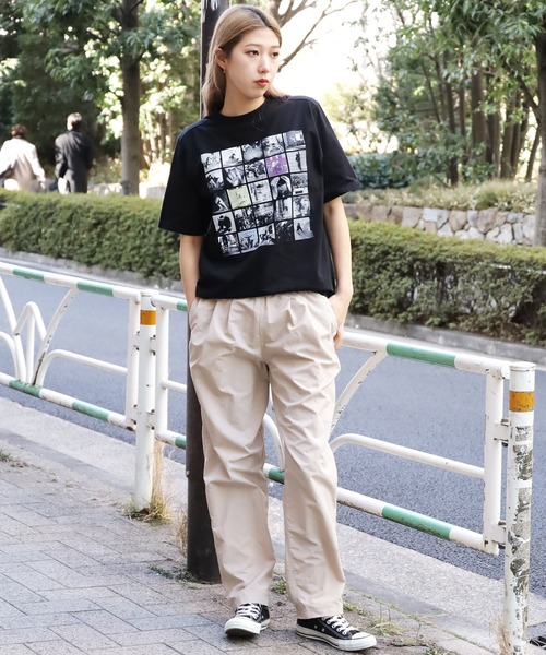 BURLAP OUTFITTER(バーラップアウトフィッター)の「BURLAP OUTFITTER/バーラップアウトフィッター TRACK PANTS ナイロンパンツ テーパードパンツ(スラックス・メンズ・オリーブ/ブラック/チャコール/サンドベージュ・L/M)」の14枚目の写真