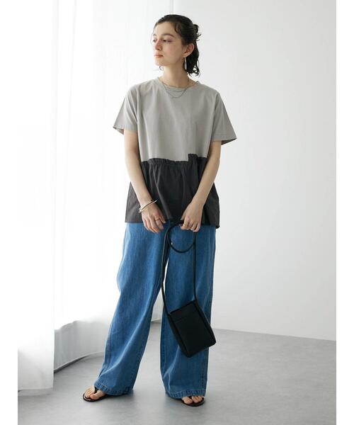 CRAFT STANDARD BOUTIQUE(クラフトスタンダードブティック)の「スマホポケット付キミニショルダーバッグ(ショルダーバッグ・メンズ・ブラック/グレイッシュベージュ・FREE)」の6枚目の写真