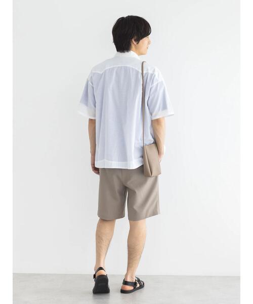 CRAFT STANDARD BOUTIQUE(クラフトスタンダードブティック)の「スマホポケット付キミニショルダーバッグ(ショルダーバッグ・メンズ・ブラック/グレイッシュベージュ・FREE)」の9枚目の写真