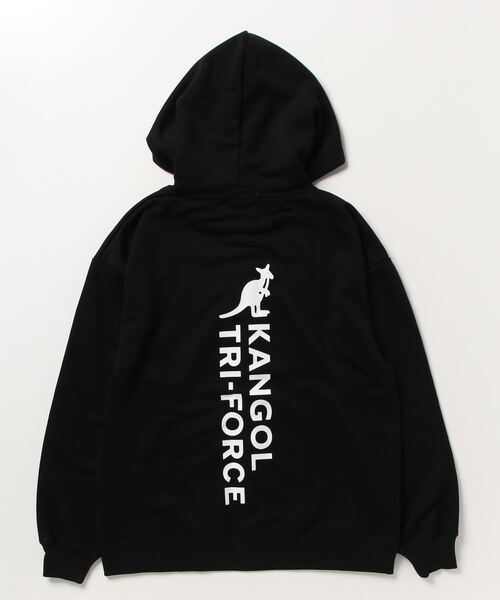 KANGOL(カンゴール)の「カンゴール KANGOL 裏毛スウェットフルジップPK(スウェット・メンズ・ブラック/グレー・S/M/L/LL)」の5枚目の写真