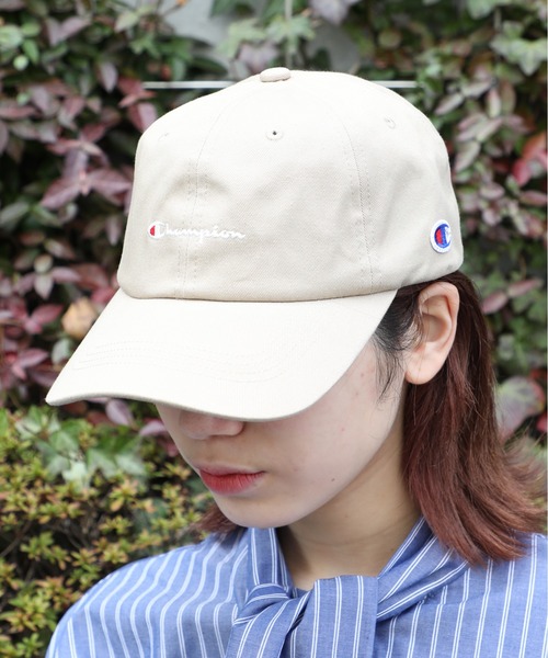 Champion(チャンピオン)の「【Champion】ツイルキャップ 181-019A(キャップ・メンズ・グリーン/ネイビー/ラベンダー/ベージュ/オフホワイト/ブラック・FREE)」の3枚目の写真