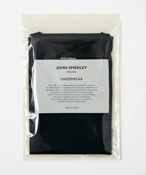 JOHN SMEDLEY(ジョンスメドレー)の「JOHN SMEDLEY / ジョンスメドレー ハイゲージジャージーコットンTシャツ(Tシャツ/カットソー・メンズ・ホワイト/ブラック・L/XL/M/S)」の1枚目の写真