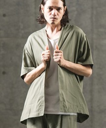 mcg3258-Button short sleeve jacket ジャケット