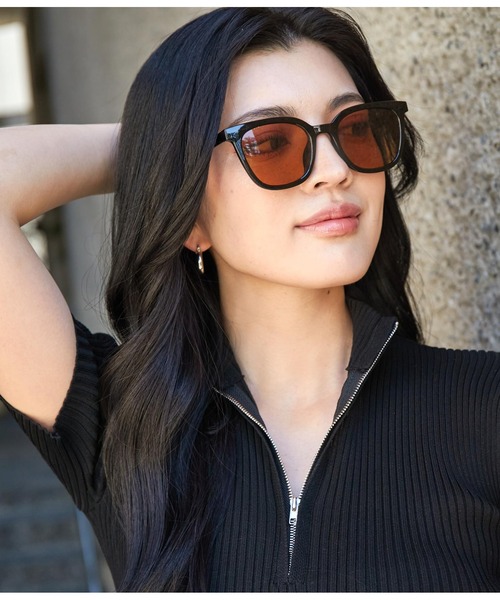 ANAP（アナップ）の「ウェリントンサングラス（サングラス・レディース・クリア/ブラウン・FREE）」の2枚目の写真