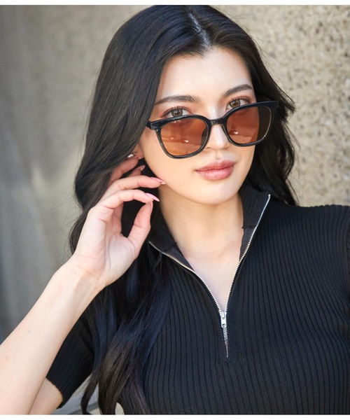 ANAP（アナップ）の「ウェリントンサングラス（サングラス・レディース・クリア/ブラウン・FREE）」の5枚目の写真