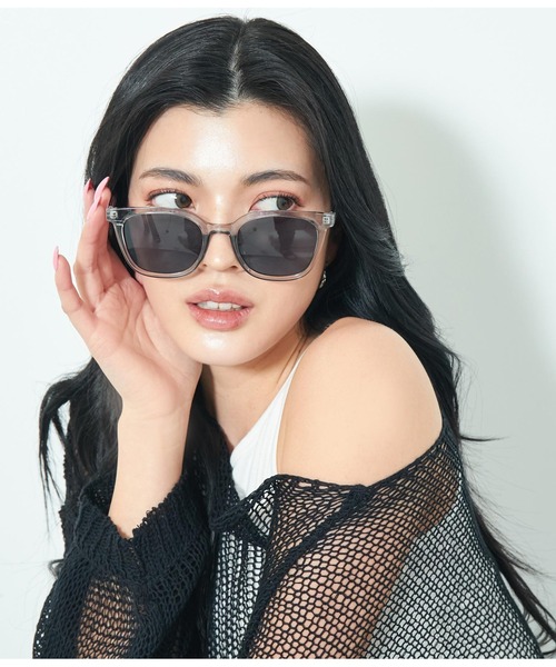 ANAP（アナップ）の「ウェリントンサングラス（サングラス・レディース・クリア/ブラウン・FREE）」の6枚目の写真