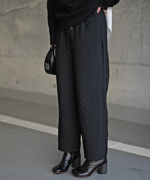 Marient（マリエント）の「キルティングパンツ（その他パンツ・レディース・アイボリー/ブラック・FREE）」の13枚目の写真