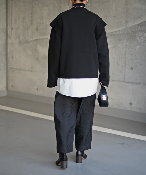 Marient（マリエント）の「キルティングパンツ（その他パンツ・レディース・アイボリー/ブラック・FREE）」の16枚目の写真