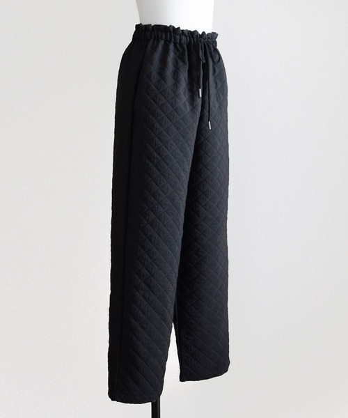 Marient（マリエント）の「キルティングパンツ（その他パンツ・レディース・アイボリー/ブラック・FREE）」の5枚目の写真
