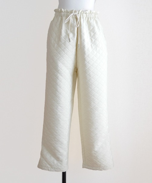 Marient（マリエント）の「キルティングパンツ（その他パンツ・レディース・アイボリー/ブラック・FREE）」の8枚目の写真