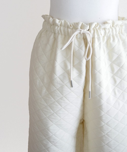 Marient（マリエント）の「キルティングパンツ（その他パンツ・レディース・アイボリー/ブラック・FREE）」の6枚目の写真