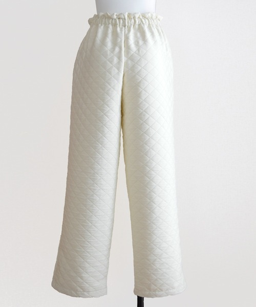Marient（マリエント）の「キルティングパンツ（その他パンツ・レディース・アイボリー/ブラック・FREE）」の15枚目の写真
