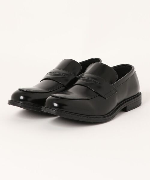 ON&OFF(オンアンドオフ)の「【ON&OFF】 幅広ローファービジネス(ローファー・メンズ・ブラック・26.5cm/24.5cm/25.5cm/26.0cm/27.0cm/25.0cm)」の1枚目の写真