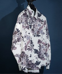 ビッグシルエット総柄シャツ