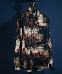 ビッグシルエット総柄シャツ