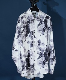 ビッグシルエット総柄シャツ