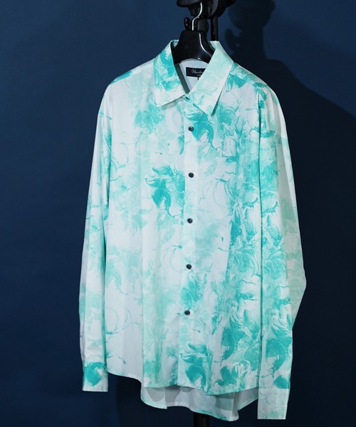 unrelaxing（アンリラクシング）の「ビッグシルエット総柄シャツ（シャツ/ブラウス・メンズ・ホワイト系その他2/ブラック系その他3/ブラック/ライトグレー/ライトホワイト/W/ダークオリーブ/その他14/ライトグリーン系/パイソン/ブラック系3/A/ホワイト系その他/ライトブラック/ブラック系その他4/ブラック系その他6/ホワイト系5/ダークブラック/その他26/ダークグリーン系/ブラック系4/ホワイト×エメラルドグリーン/ダークグリーン系2/その他29/チョコ/ケリーグリーン/ダークアッシュ/N/ブラック×ブラック/P/Y/その他35/レッド/チャコールグレー×ブラック/オリーブ系1/その他21/その他18/アッシュグレー/ブラック×ブルー/アイボリー系4/ブルー系6/ベージュ系その他/Z/チェリーレッド/その他13/J/ライトグリーン系1/ベージュ系/F/クリアブラック/グレー系その他2/インディゴブルー/スカイブルー系6/その他12/ブラック系その他/ライトブルー/クリアグリーン/クリアブルー/その他27/ホワイト×ブルー/ホワイト系その他7/イエロー系1/パープル/ブラック×ピンク/ライトグレー系1/ブラック系その他5/ホワイト×グレー/C/その他2/ダークグリーン系1/スミクロ/ホワイト系9/ホワイト系8/ホワイト系7/その他10/ブラック系1/ブラック×ホワイト/ホワイト系6/ホワイト系その他3/ホワイト/ブルー系8/ライトグリーン系4/カーキ系7/オリーブ系/アイボリー/グレー系2/ホワイト×ブラック/その他19/H/その他4/G/ブラック系7/ブラック系8/その他/その他17/Q/S/その他1/その他30・FREE）」の8枚目の写真