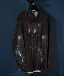 ビッグシルエット総柄シャツ