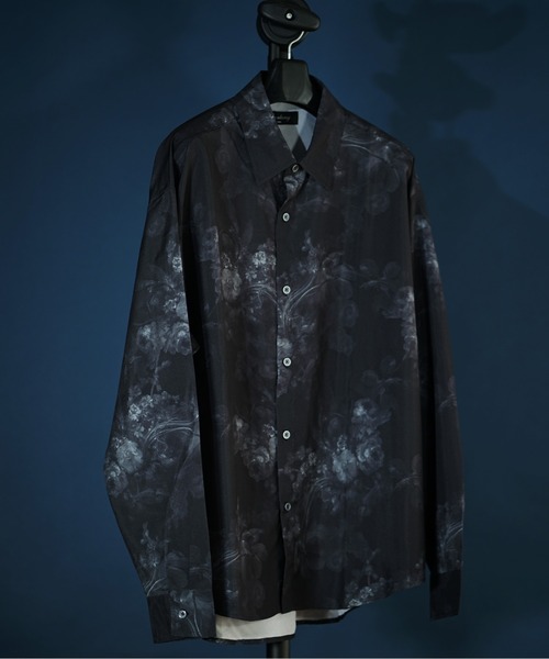 セール】ビッグシルエット総柄シャツ（シャツ/ブラウス）｜unrelaxing