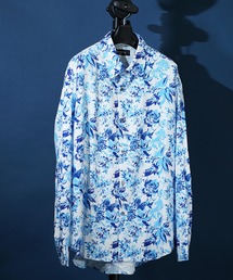 ビッグシルエット総柄シャツ