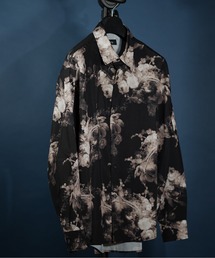 ビッグシルエット総柄シャツ