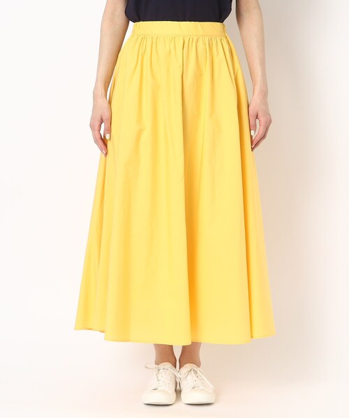 ローラアシュレイ　フレアスカート リバーシブル】ボリュームチュールスカート（マキシ・ロング